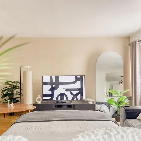 Apartment L'ilot Zen- Ideal Pour Famille-groupe-pro-double Parking-highwifi-aeroport Orly 8min-paris30min